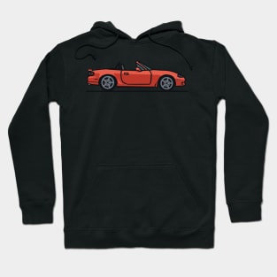 Velocity Red Mazdaspeed Miata top-down Hoodie